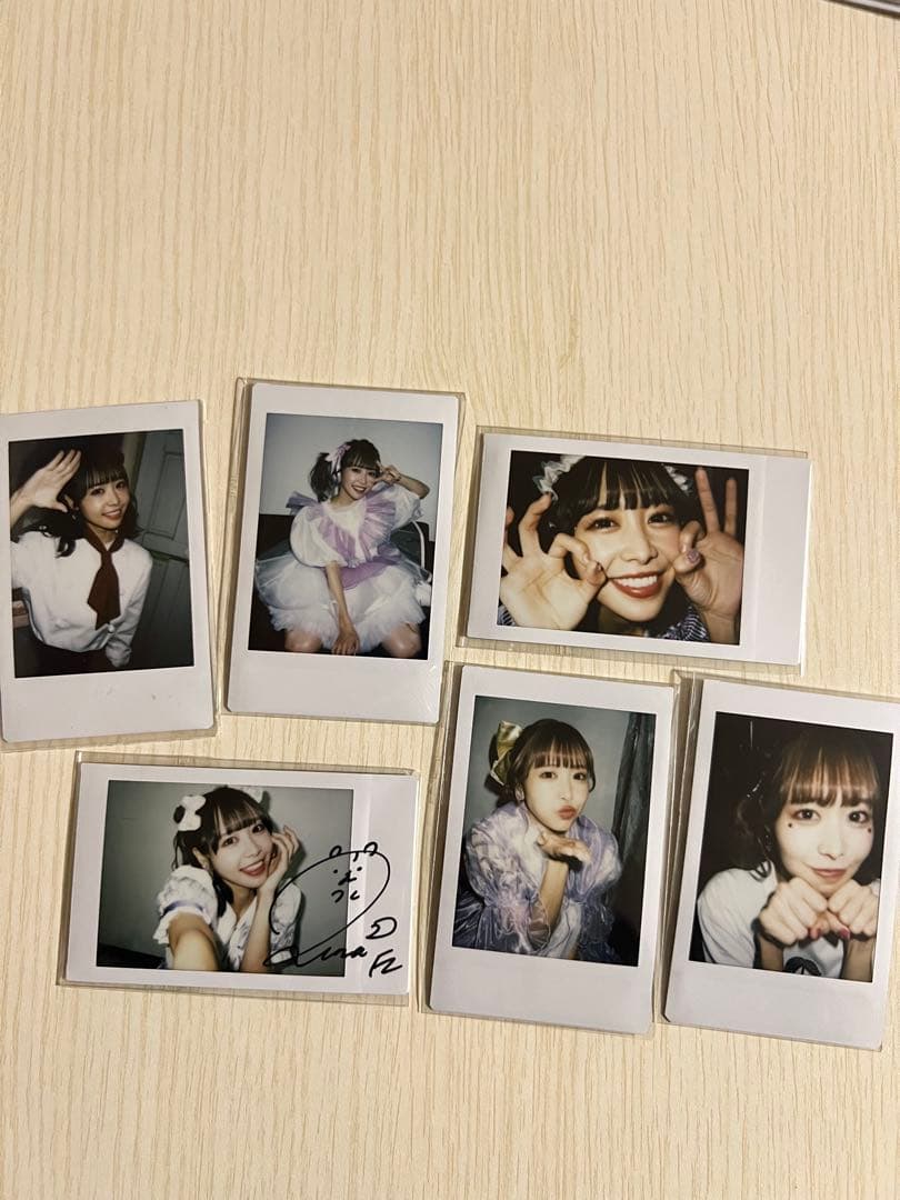 FRUITS ZIPPER 仲川瑠夏ソロチェキ6枚セット