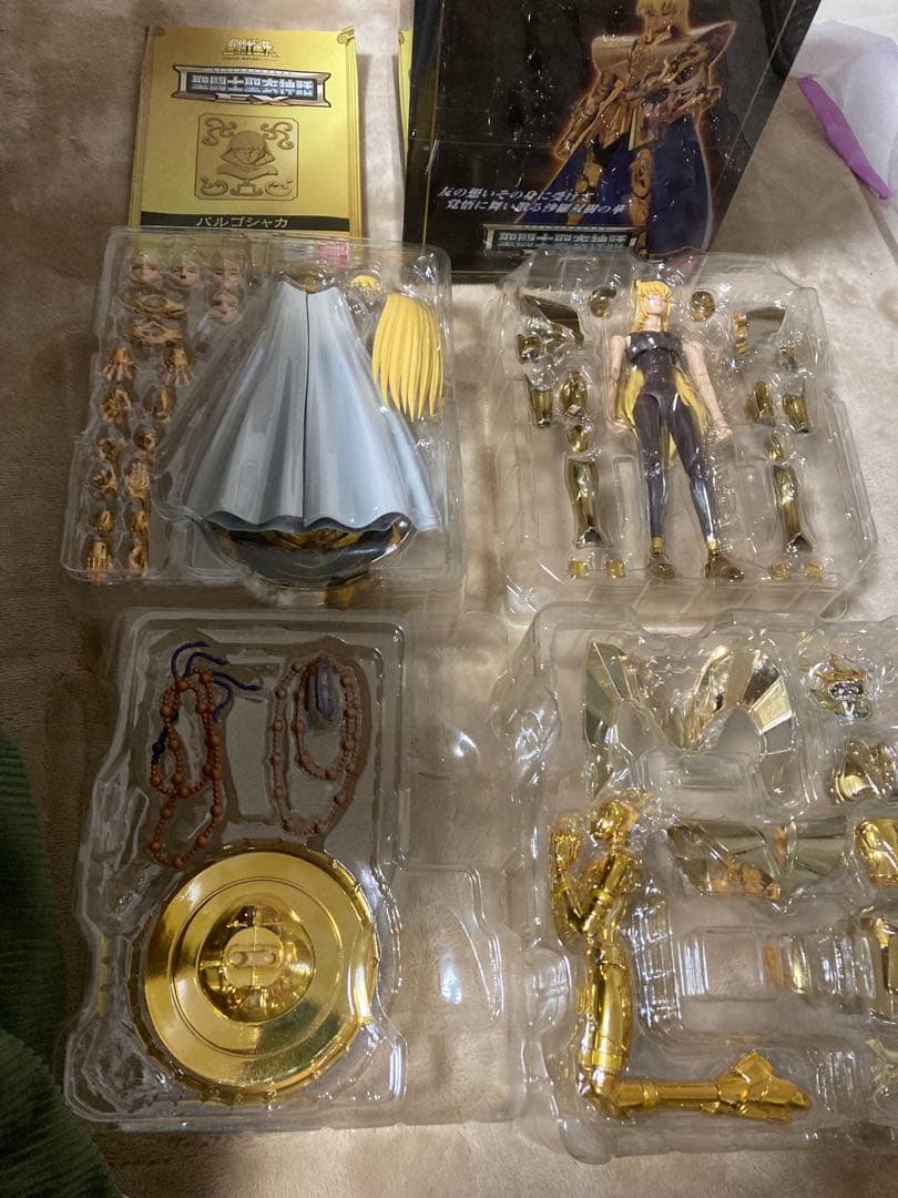 聖闘士聖衣神話EX ワイバーンラダマンティス　バルゴ　シャカ　黄金聖闘士　2体