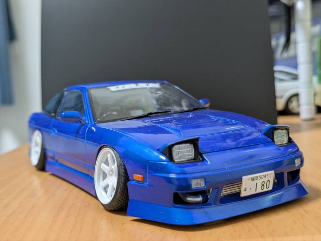 〚塗装完成品〛アオシマ1/24 RPS13 180SX URAS