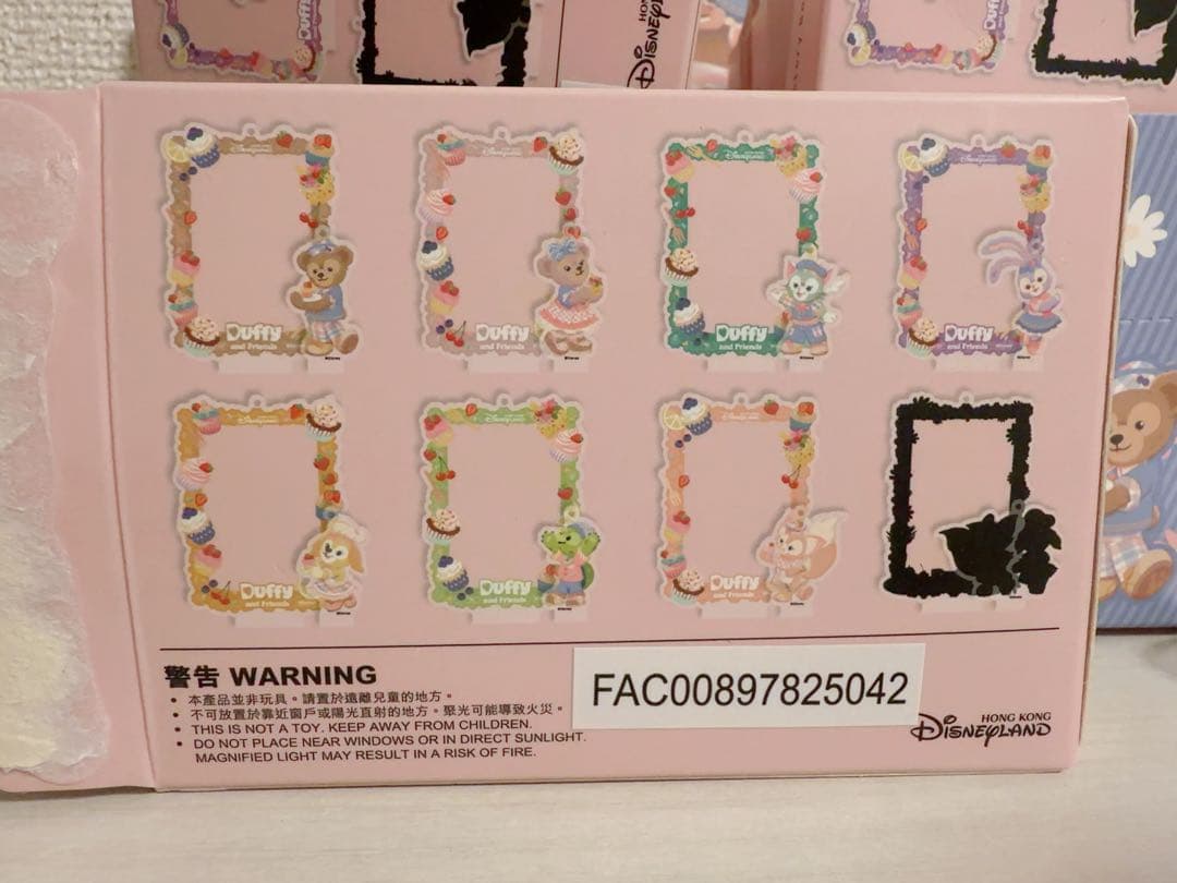 ダッフィー アクスタ フォトスタンド 香港ディズニー リーナベル 20周年