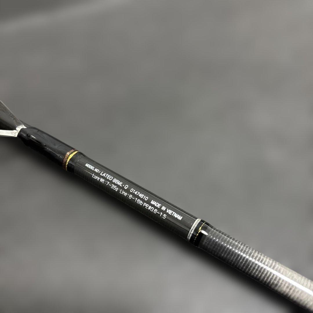 美品 ダイワ ラテオ 86ML シーバスロッド 釣竿 箱 竿袋 説明書付き