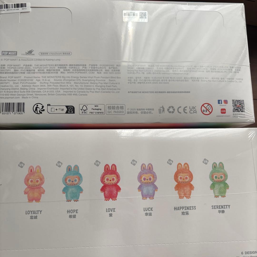 た*た様 Labubu Big into Energy アソートボックス 2セッ