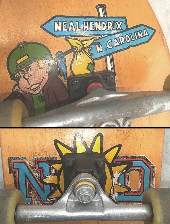 月末終売　ヴィンテージ NEWDEAL ニューディール スケートボード