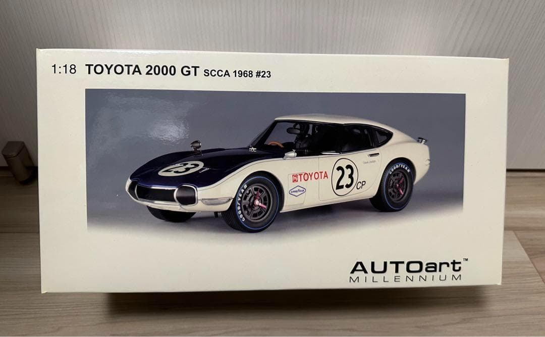 トヨタ2000GT  SCCA1968  #23   1/18　新品
