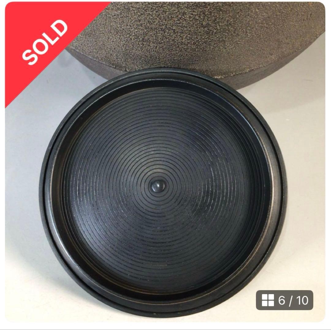 茶釜 『人間国宝　高橋敬典造』『棗釜』 共箱 茶道具