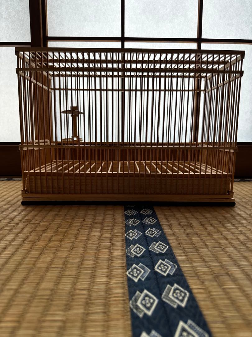 竹製鳥籠 上籠 並籠