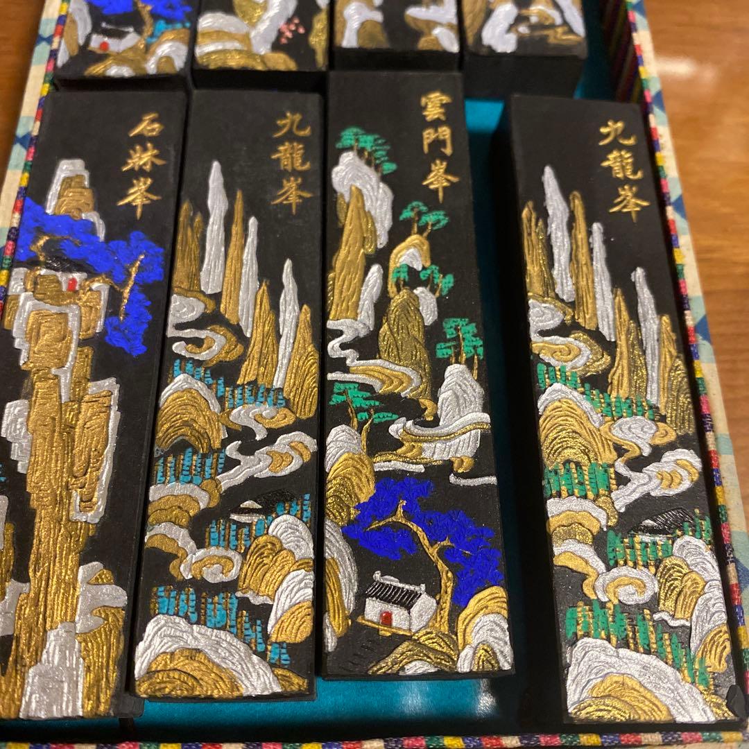 中国の墨、八個セット