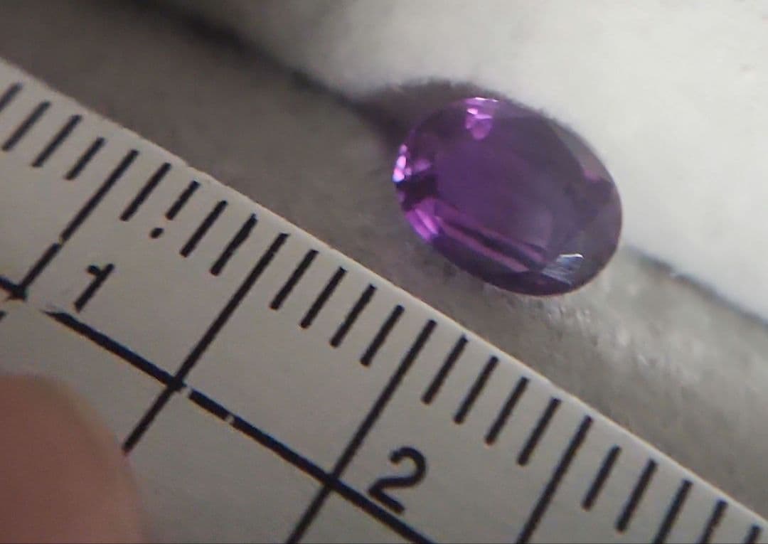 非加熱天然ヴァイオレットサファイア 0.902ct