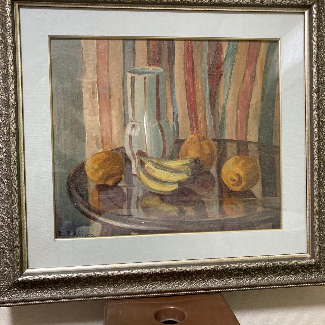 値下げ 児島善三郎　テーブルの静物