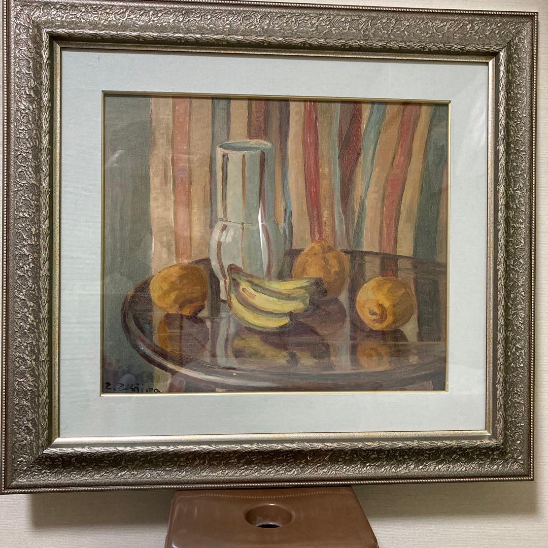 値下げ 児島善三郎　テーブルの静物