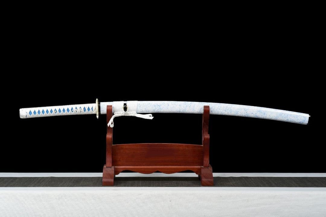 1037-武具 刀装具 日本刀　模造刀 居合刀 武士道 武蔵 鑑賞用 手鍛造打