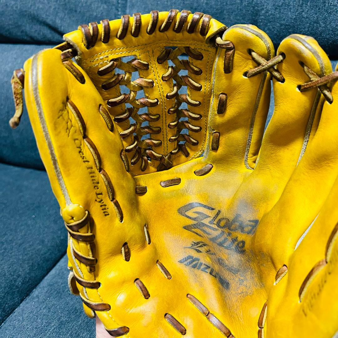 ミズノ グローバルエリート 一般軟式内野用グローブ　Lv 超人気