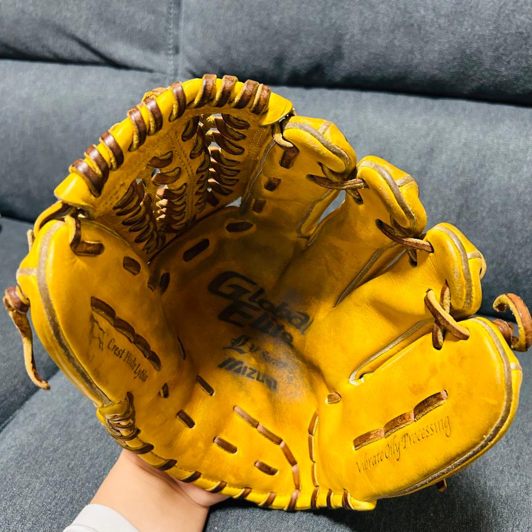 ミズノ グローバルエリート 一般軟式内野用グローブ　Lv 超人気