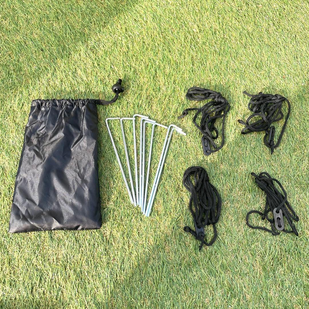 THORR キャンプテント サンシェード　ワンタッチテント　ブラック