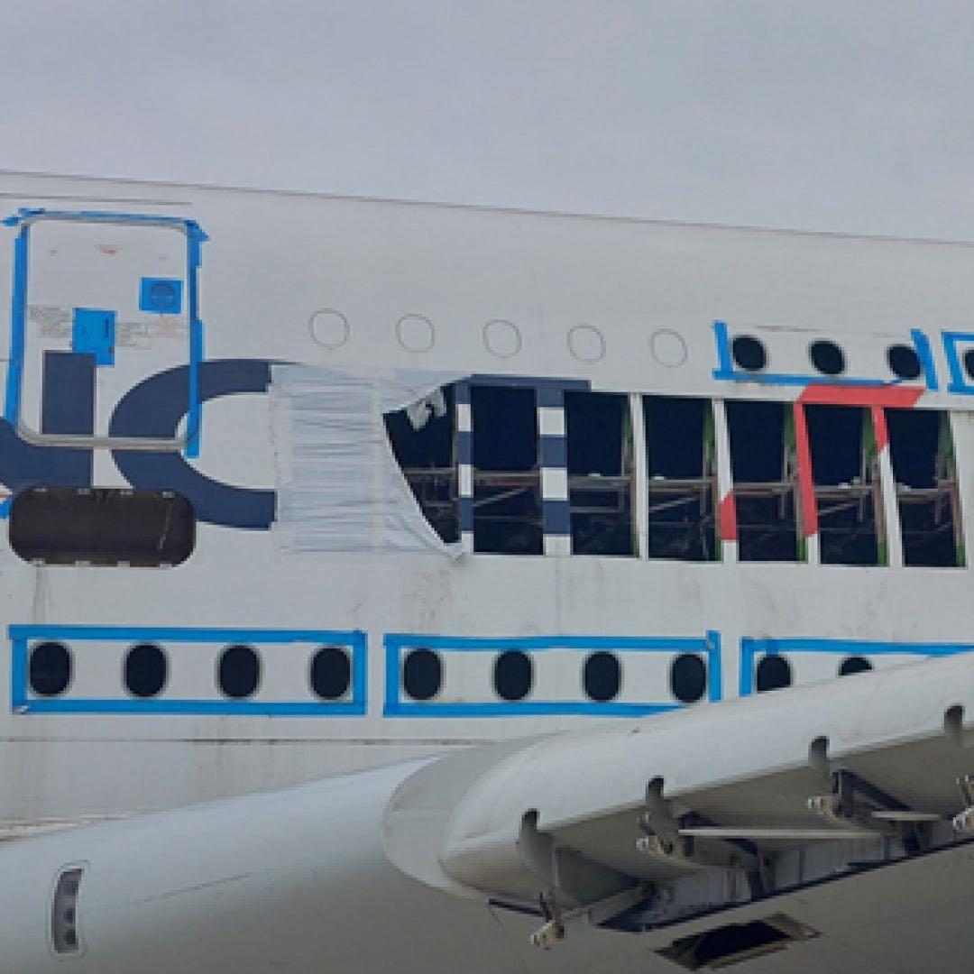 エールフランス A380 Aviationtag 紺色