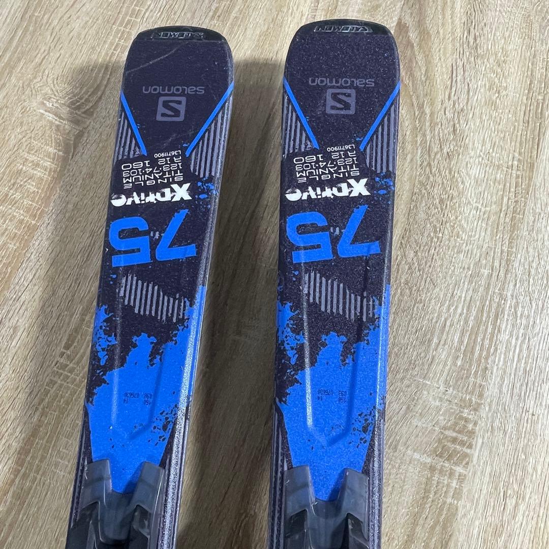 【美品】SALOMON（サロモン）160cmケース ストック115cmセット