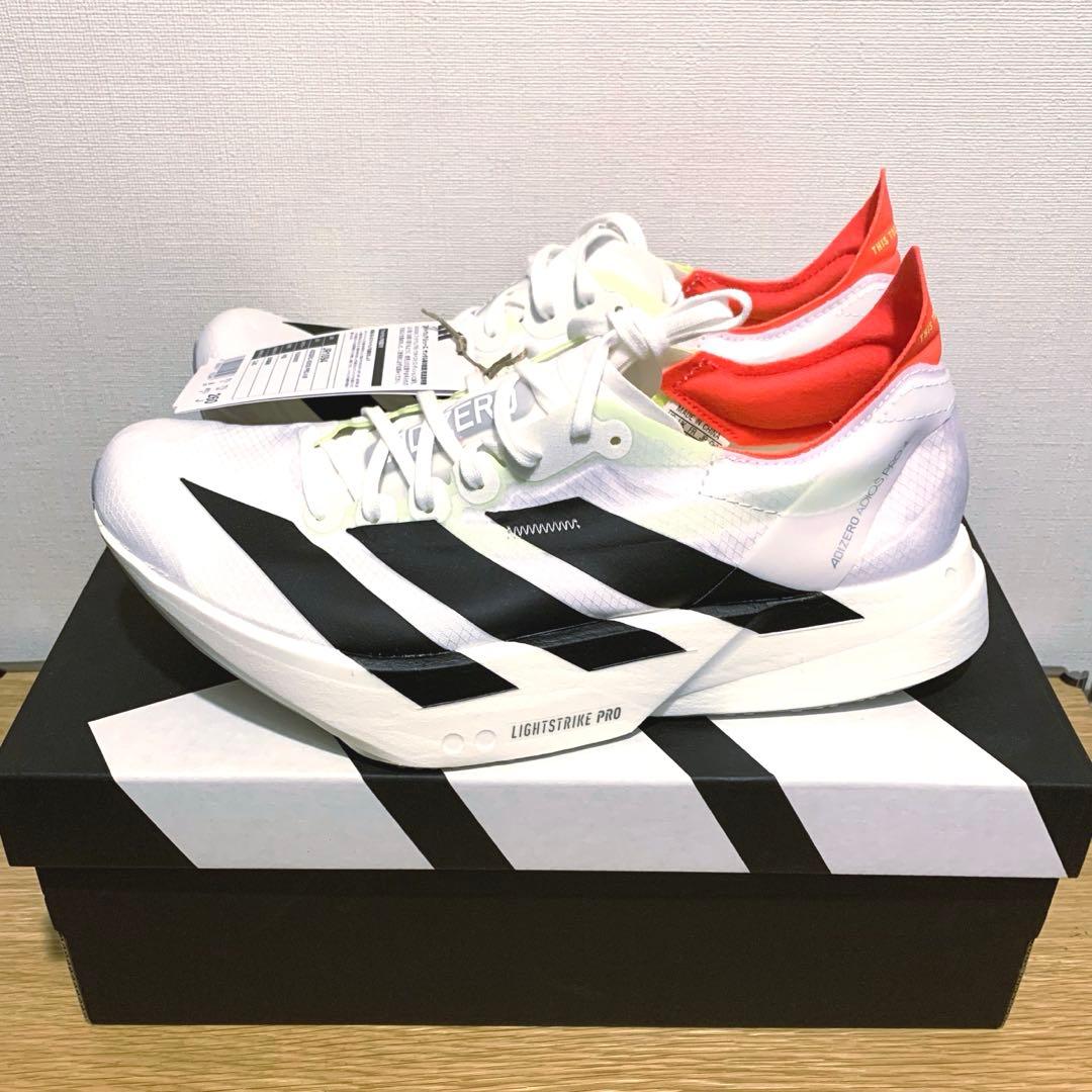 午後9時まで価格その後削除❗️貴重新品未使用26白adizero adiospro