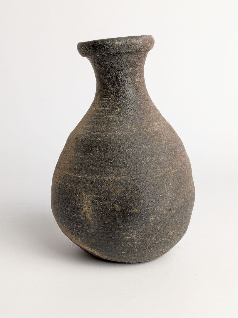 中里隆　唐津南蛮徳利　共箱　　　唐津徳利　中里太郎右衛門　中里無庵