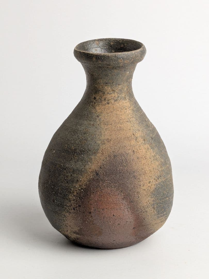 中里隆　唐津南蛮徳利　共箱　　　唐津徳利　中里太郎右衛門　中里無庵