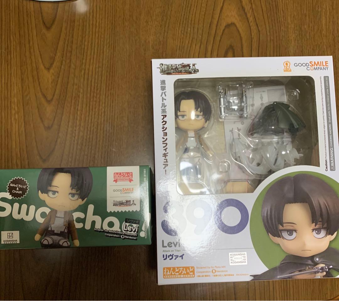 進撃の巨人 フィギュア ねんどろいど Swacchao! リヴァイ