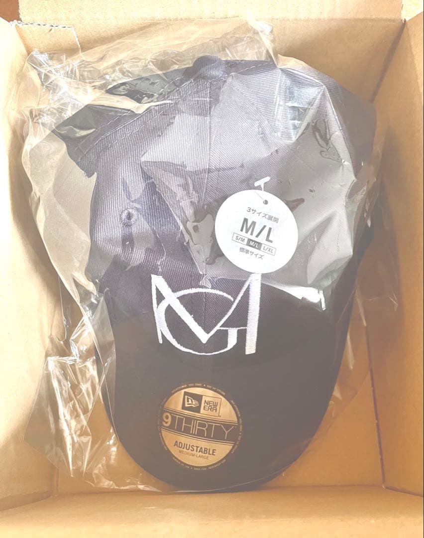 ミセスグリーンアップル ニューエラ ロゴキャップ ネイビー ピンズ付き