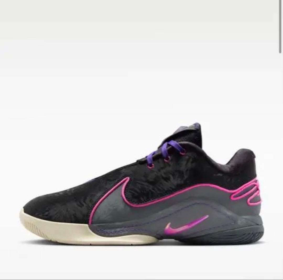 Nike バスケットボールシューズ ブラック/パープル