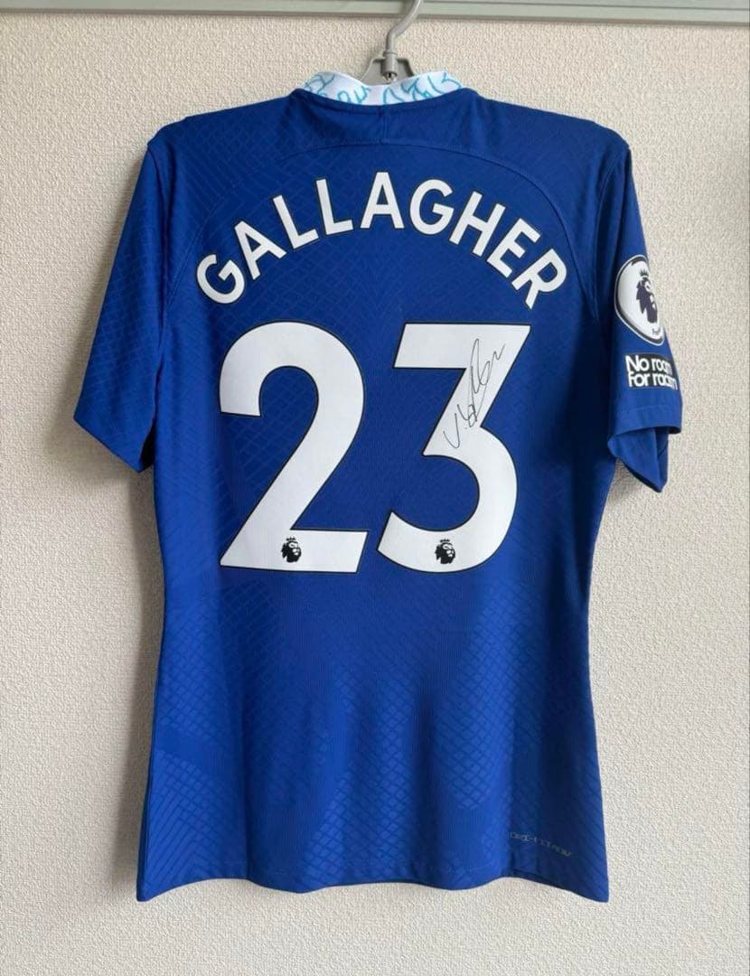 チェルシー　コナーギャラガー　サイン入りユニフォーム　オーセンティック