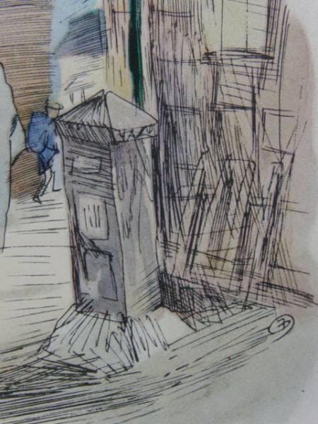 木村 荘八、にごりえ・その七、希少な額装用画集より、新品高級額装付、状態良好