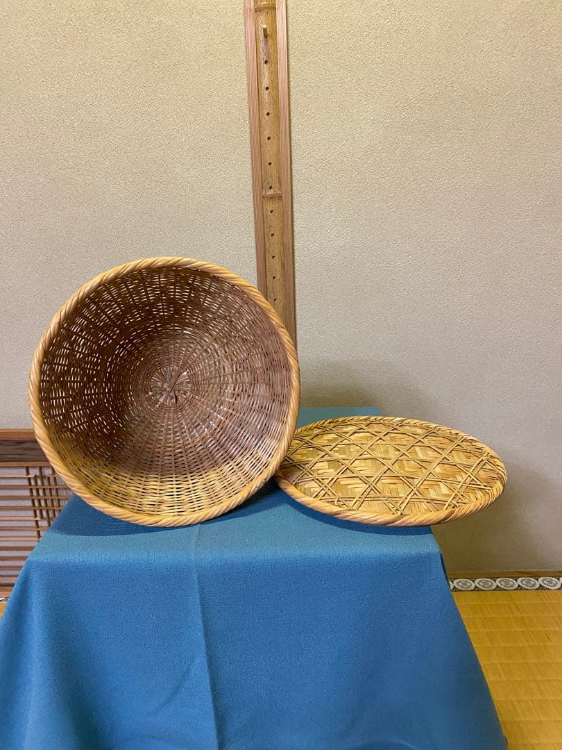 茶道具/竹飯器 竹編籠飯器 朝茶事 刻印 懐石道具
