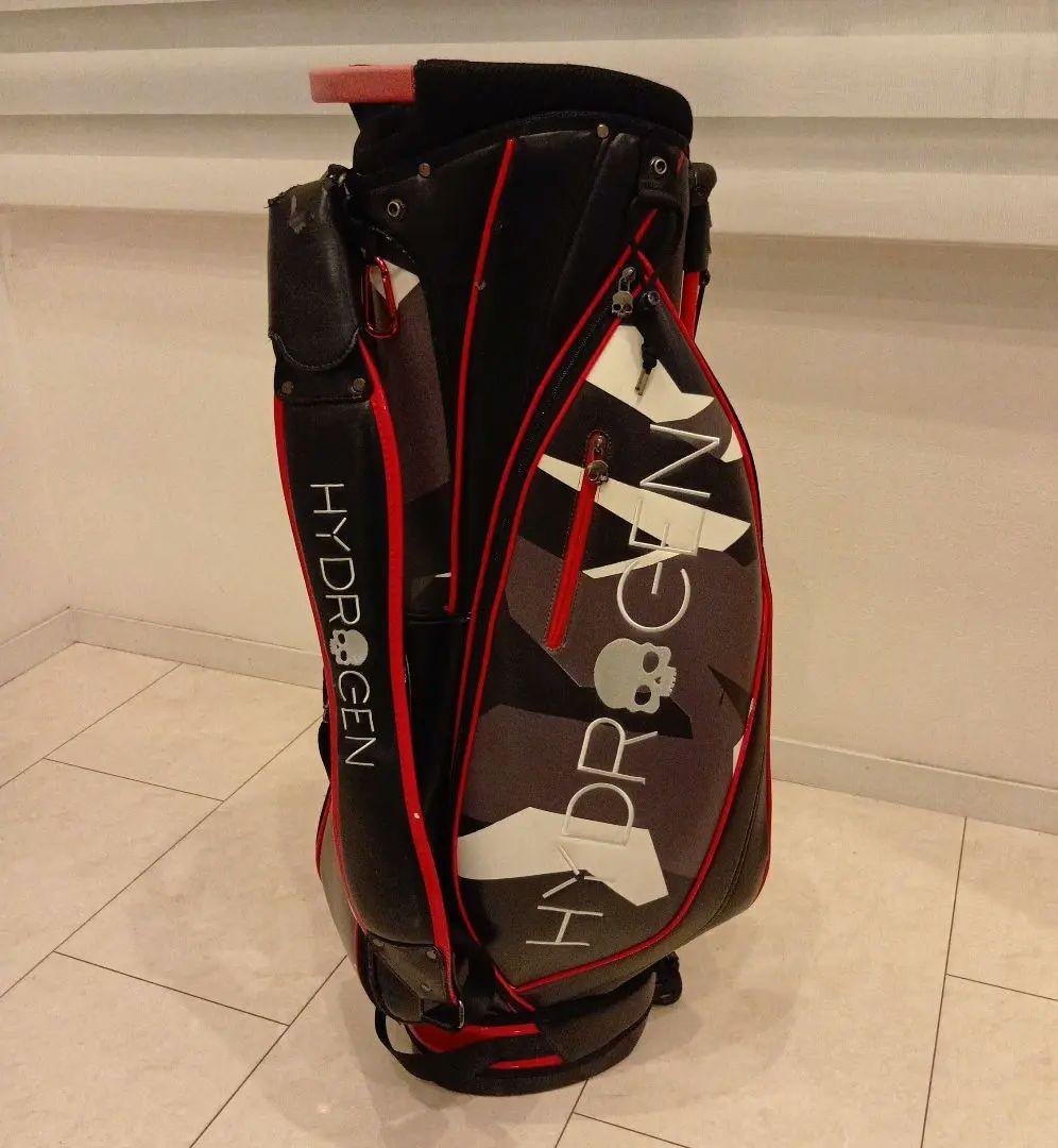 ハイドロゲン　キャディーバッグ、ヘッドカバー4個付き