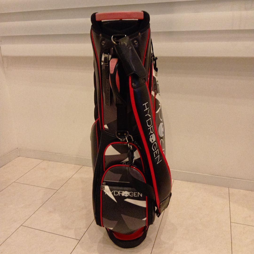 ハイドロゲン　キャディーバッグ、ヘッドカバー4個付き