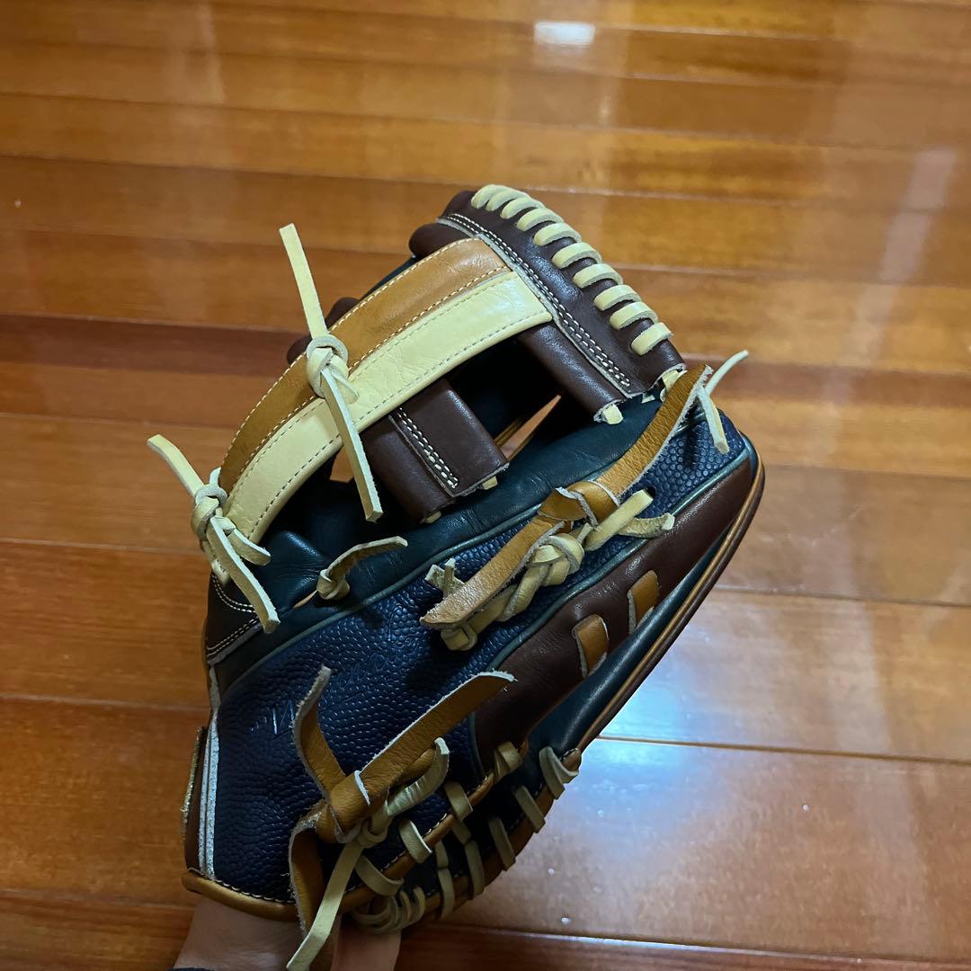 Wilson 軟式グローブ ネイビー ブラウン