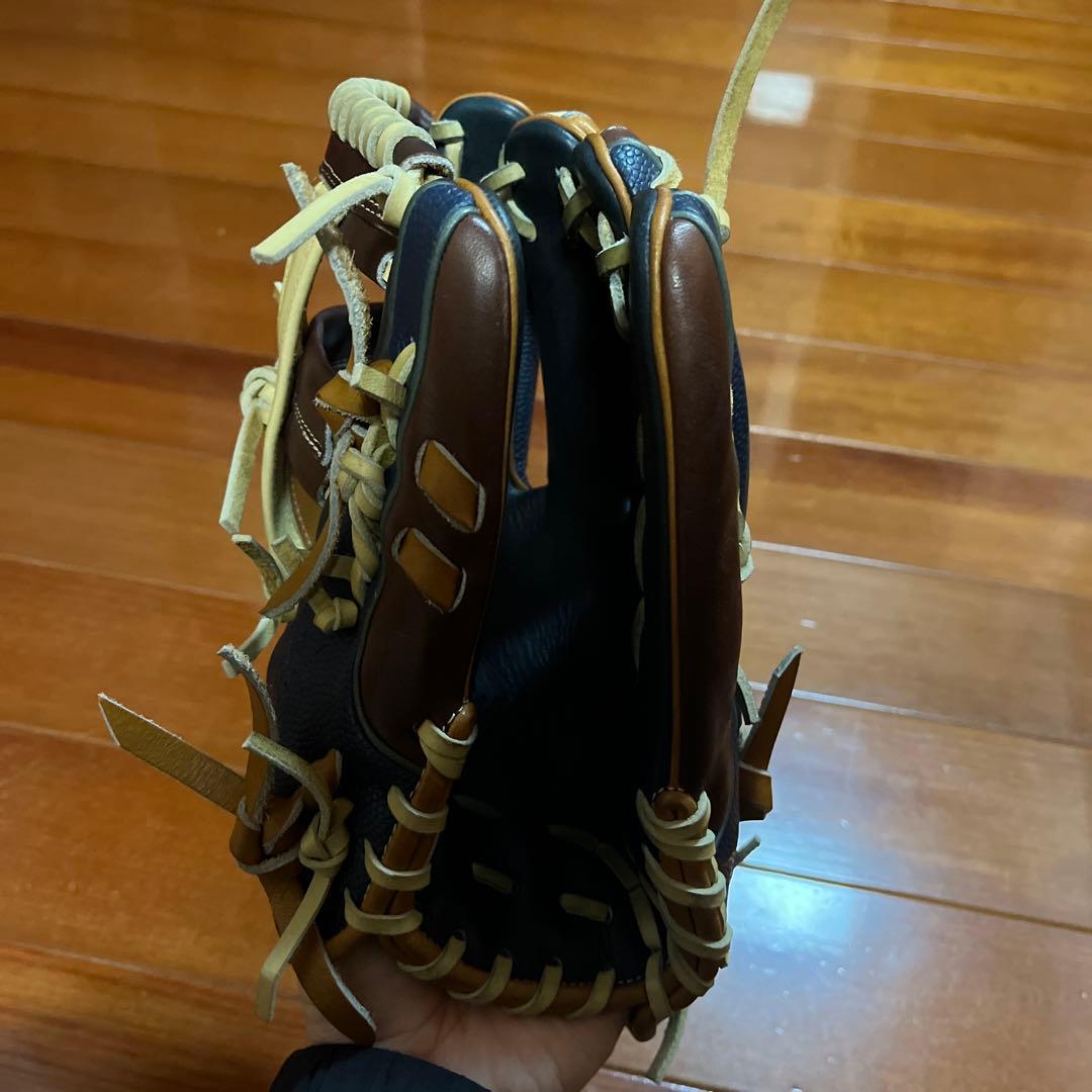 Wilson 軟式グローブ ネイビー ブラウン