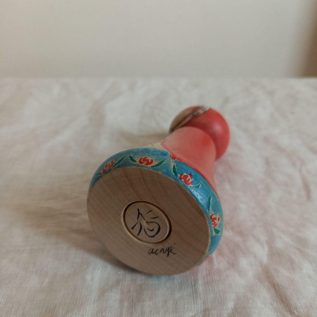 かおりこけし　　田邉香工人　赤ずきん