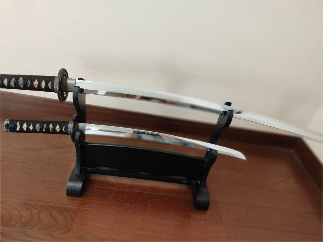 模造刀 上黒石目 龍雲の図 大刀 小刀 セット