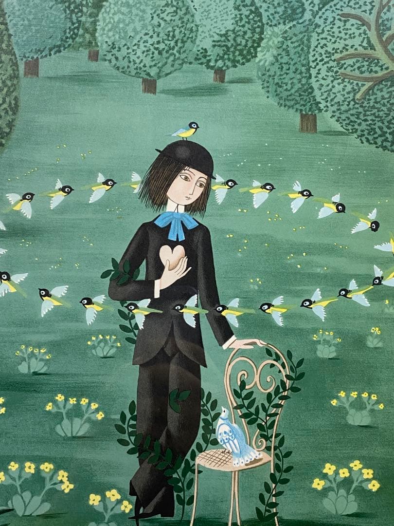 5101■レイモン・ペイネ 「春の訪れ」 額装版画 EA7/30 サイン入