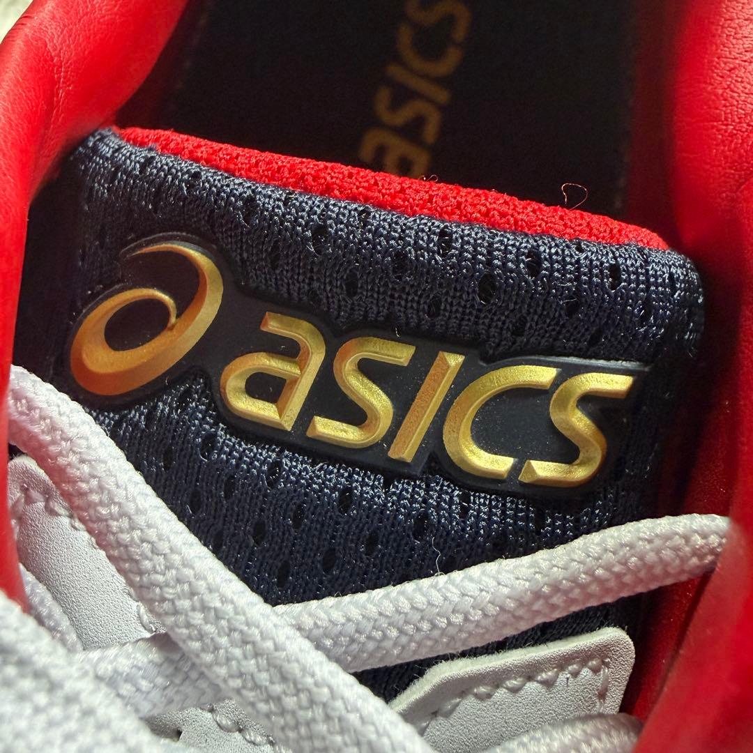 美品■ASICS 野球　スパイク　ジャパンスピード　26cm ブラック/レッド