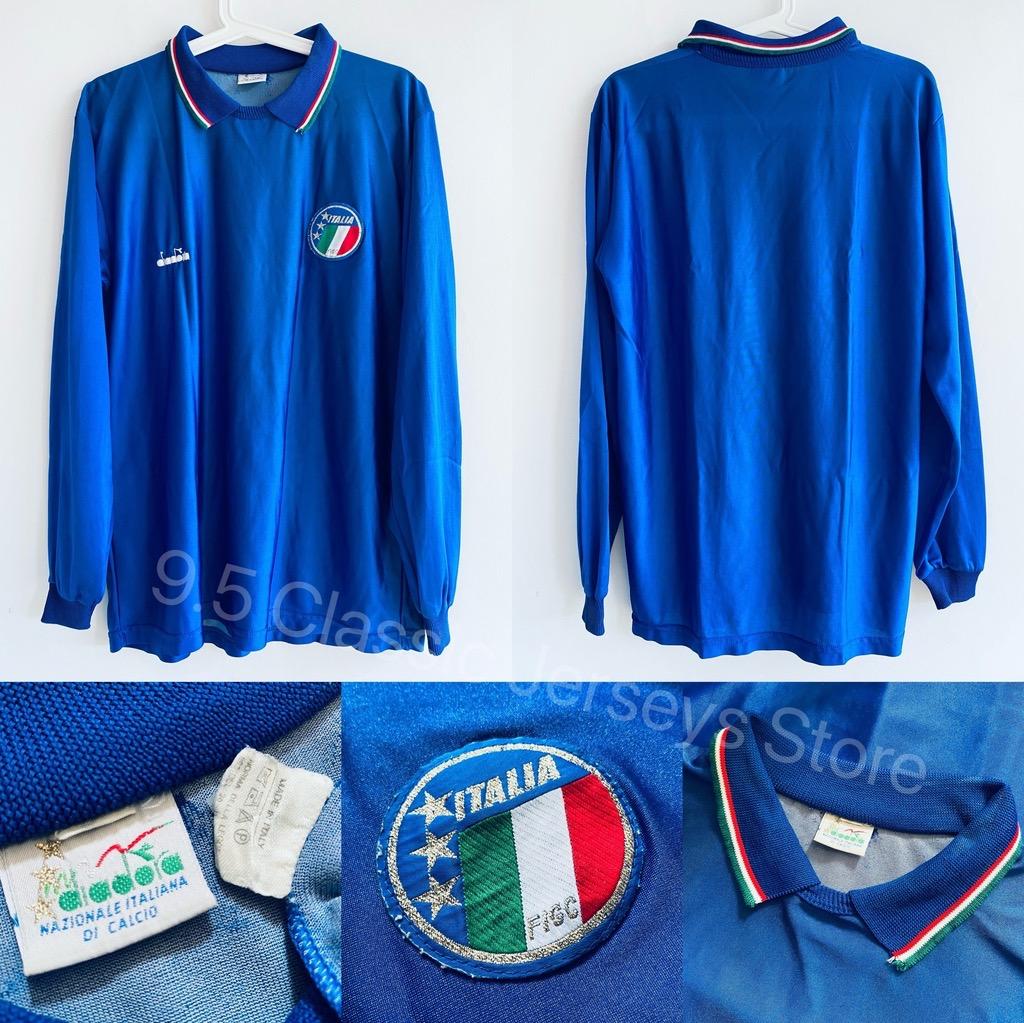 イタリア代表 86/89 ホーム ユニフォーム 長袖