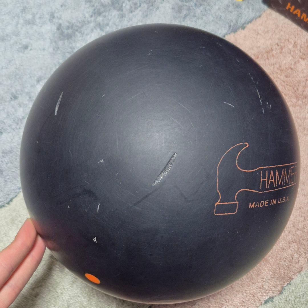 ボウリング ボール ハンマー ブラックウィドウウレタン 15ポンド サムレス