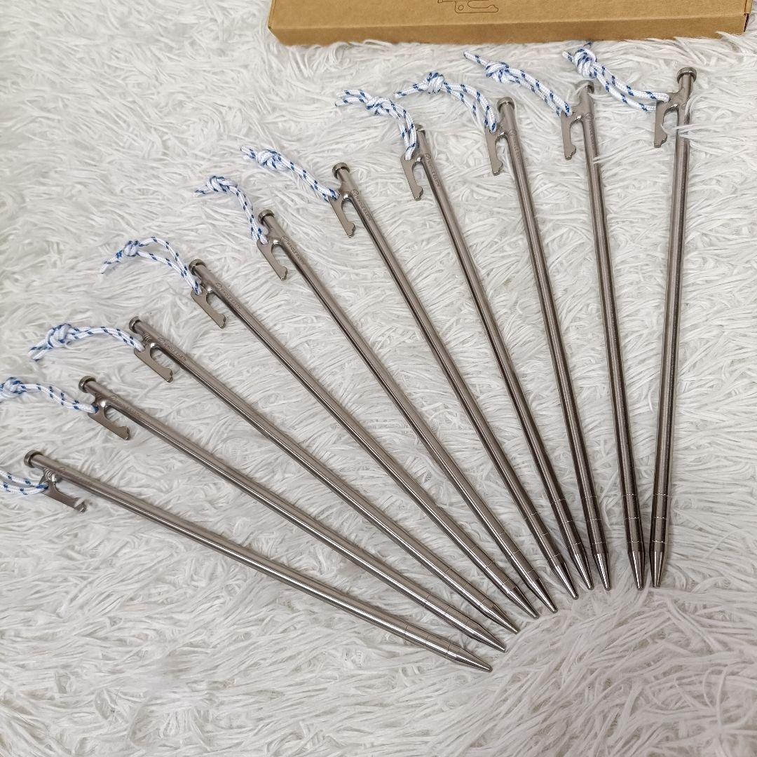 ホールアース チタンペグ 300mm 5本セット×2 税込定価合計25,960円