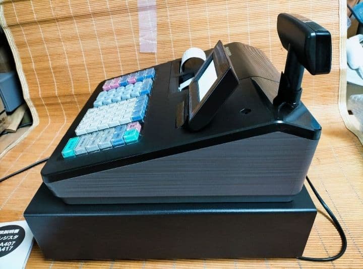 シャープレジスター　XE-A407　PC連携売上管理　上位機種　444007
