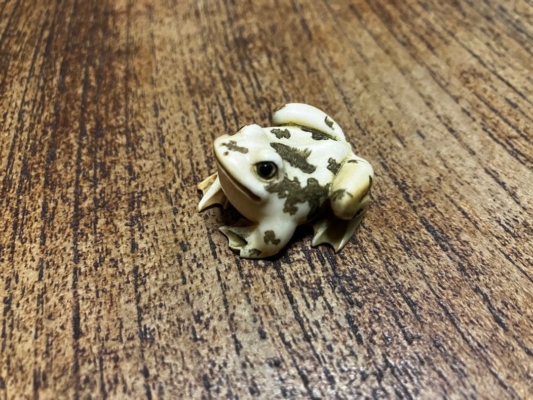 根付 天然素材 蛙 セット ビンテージ アンティーク 骨董品