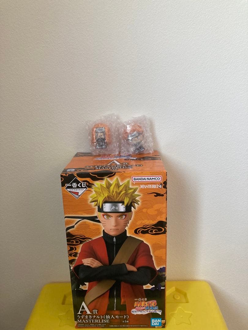 一番くじ NARUTO疾風伝A賞うずまきナルト（仙人モード）フィギュアセット
