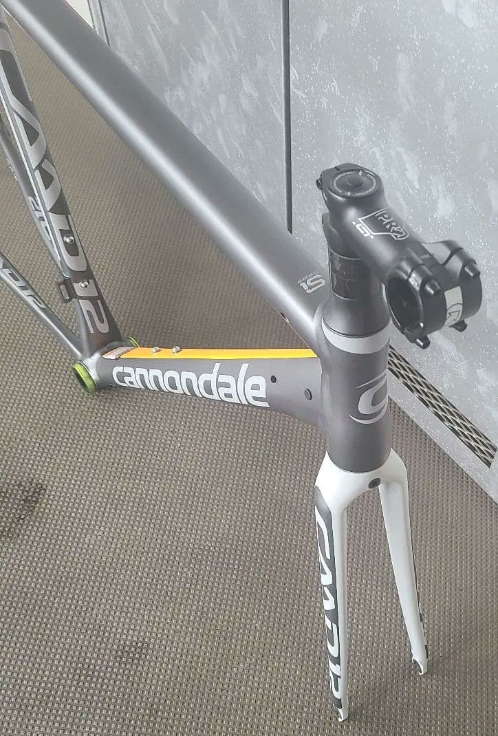 Cannondale CAAD12 ロードバイクフレーム シルバー/オレンジ