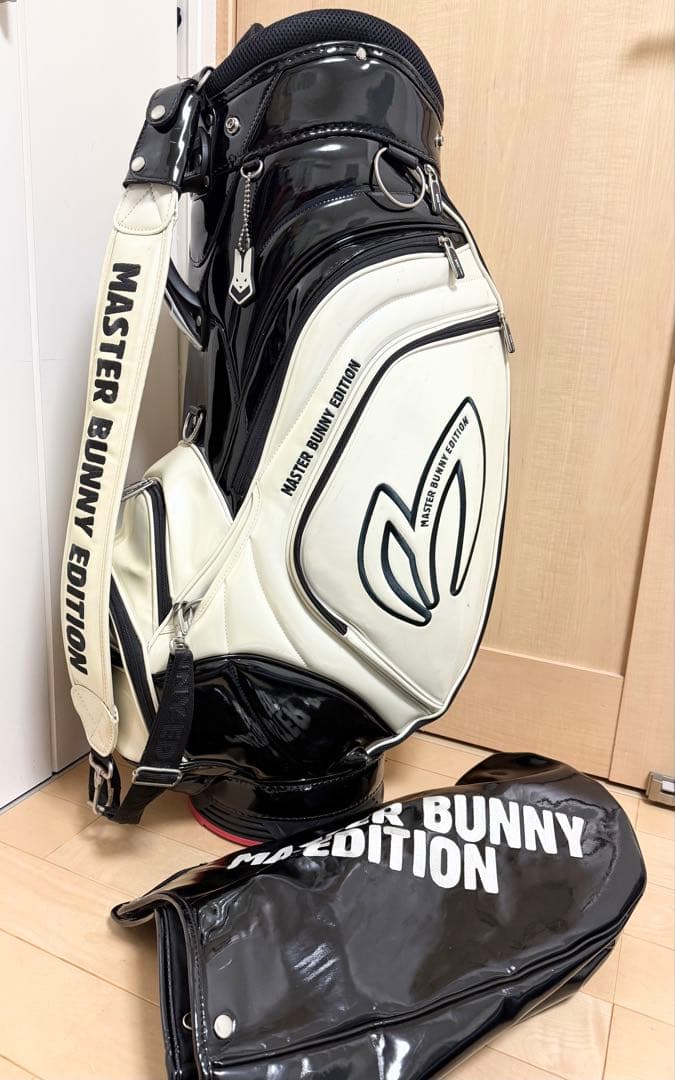 完売★マスターバニー★キャディバッグ★ゴルフ★パーリーゲイツ★ゴルフバッグ★白
