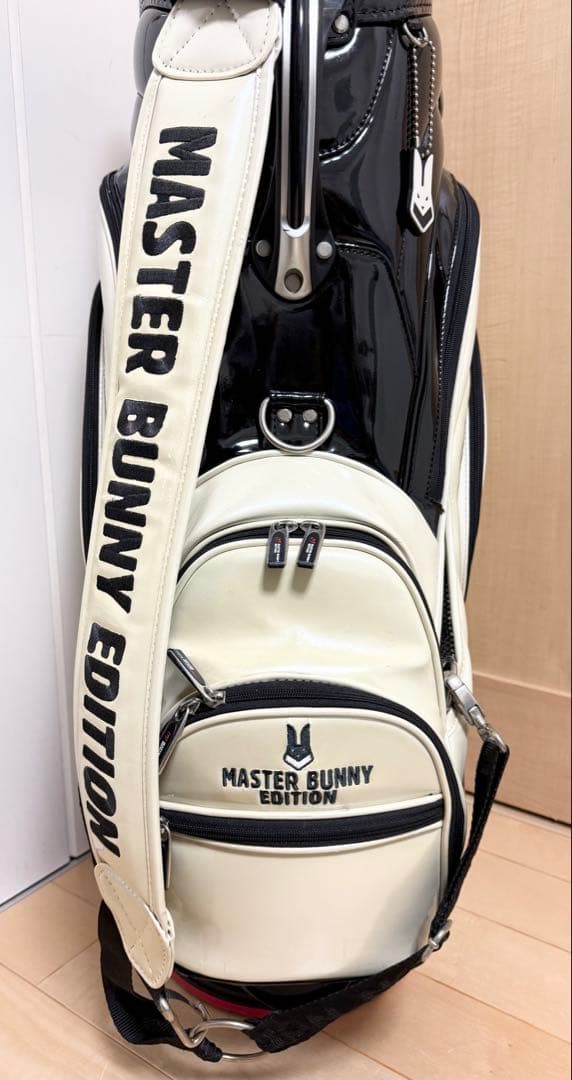 完売★マスターバニー★キャディバッグ★ゴルフ★パーリーゲイツ★ゴルフバッグ★白