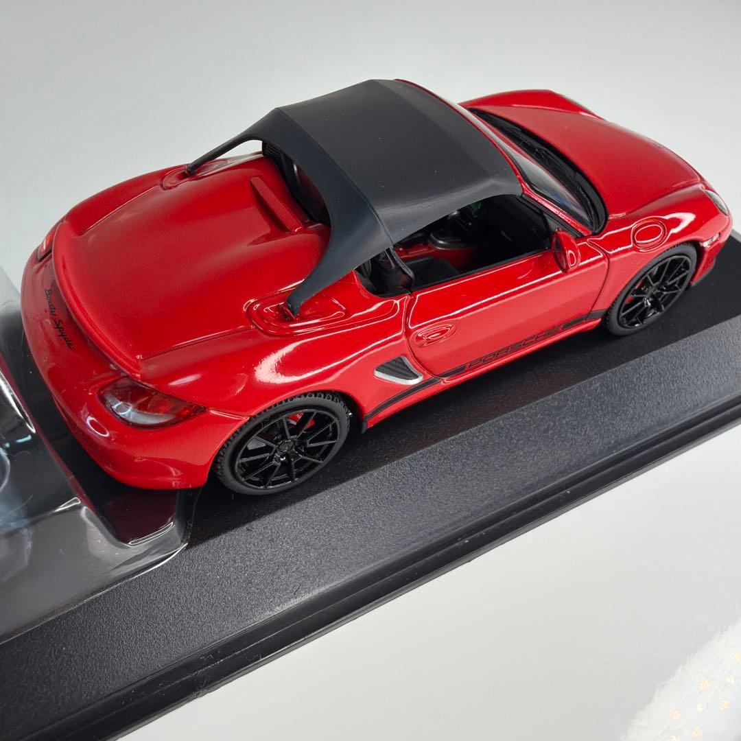 ミニカー Porsche Boxter Spyder 2010 Red /PMA