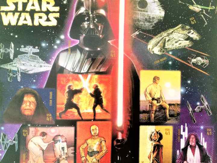 スターウォーズ　限定　記念切手　ジョージ　ルーカス　フィルム　ライセンス物