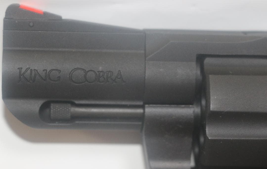 KSC製ＨＷ樹脂モデルガン コルト・キングコブラ　黒２.５インチＳＰＧ合法品