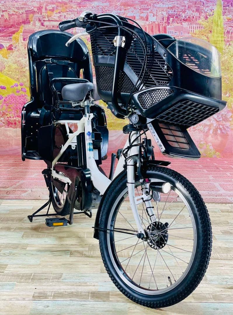 K2160 電動自転車ヤマハ子供乗せ 20インチ 8.7Ah ホワイト